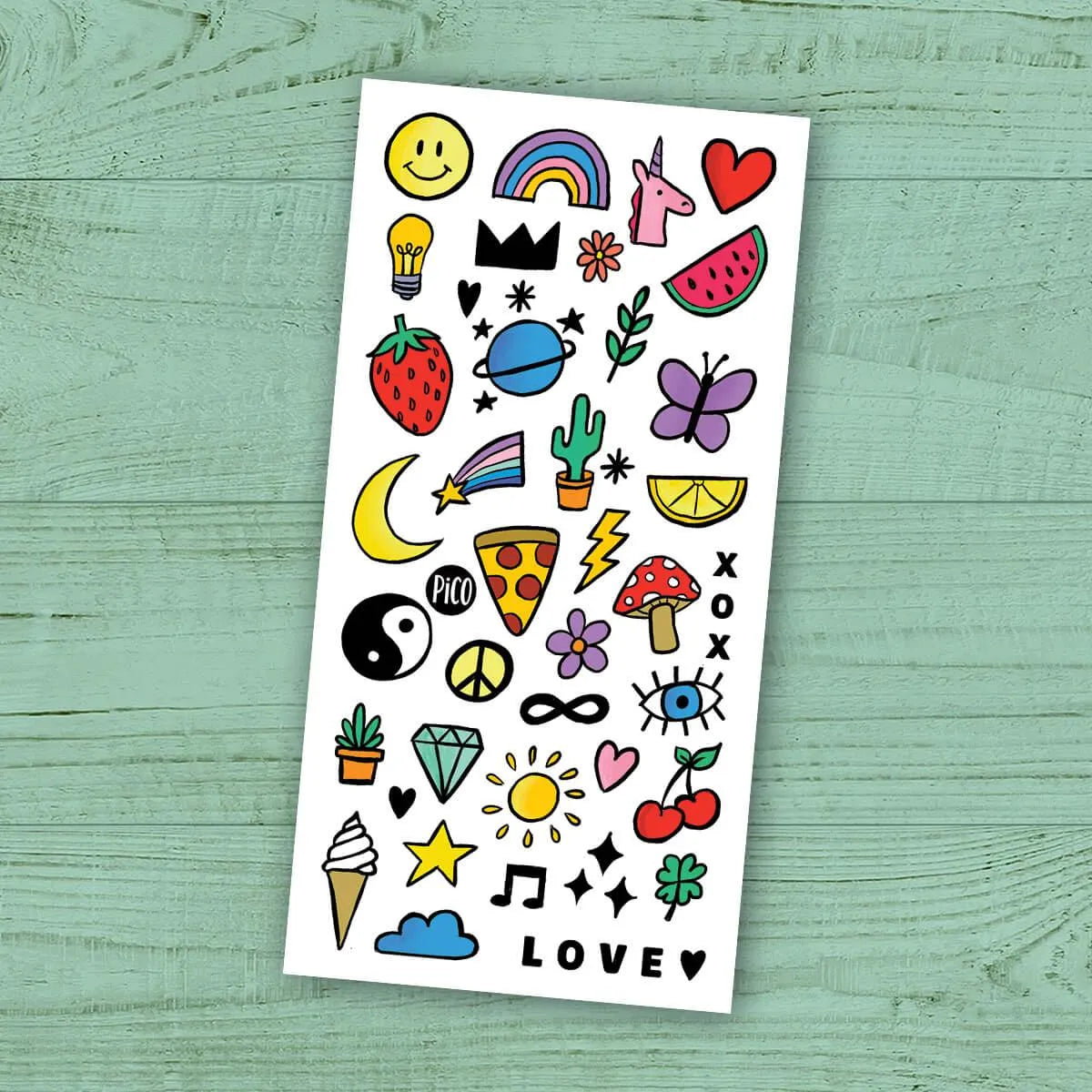 The Fun Doodles - Temporary Tattoos