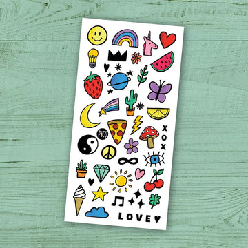 The Fun Doodles - Temporary Tattoos