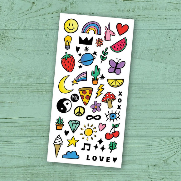 The Fun Doodles - Temporary Tattoos