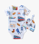 Baby Boys Toronto Bodysuit With Hat-2