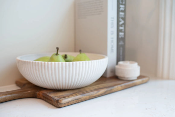 Lynn & Liana Fluted Decorative Bowl