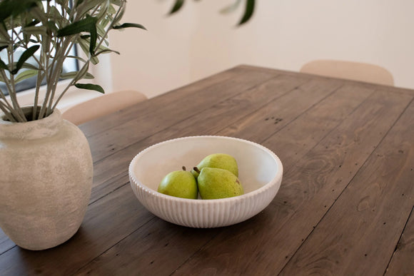 Lynn & Liana Fluted Decorative Bowl