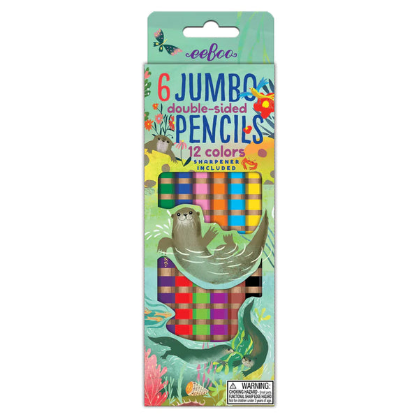 Otters at Play 6 Double-Sided Pencils