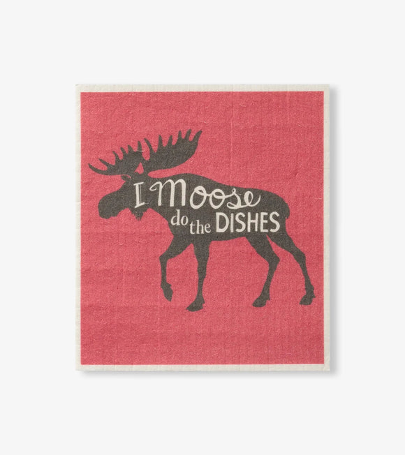 I Moose Do Dishes Reusable Swedish Dish Cloth