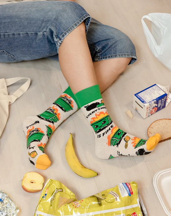 Men's Dumpster Fire Socks
