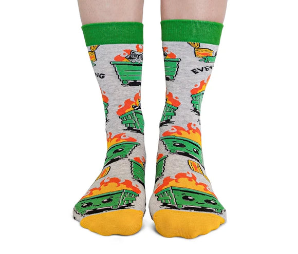 Women's Dumpster Fire Socks