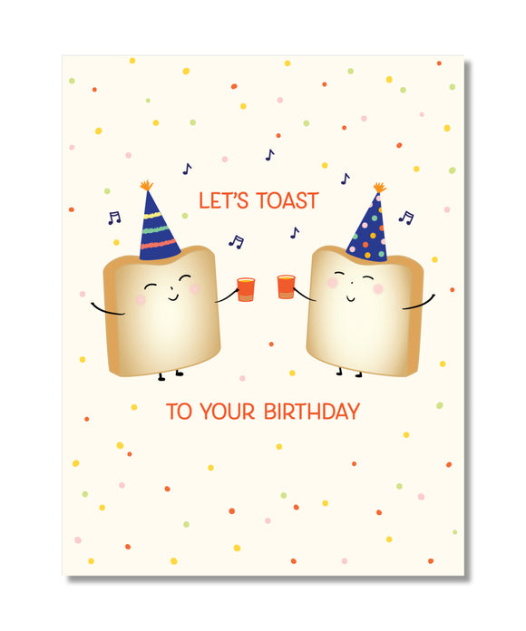Toast Birthday Card