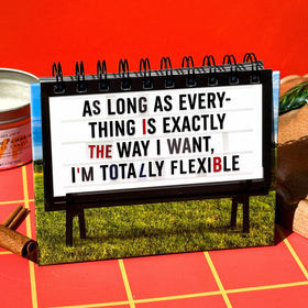 Daily Marquee Desk Flipchart - 0