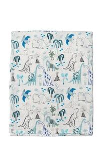 Loulou Lollipop Muslin Swaddle (Dinosaurs)