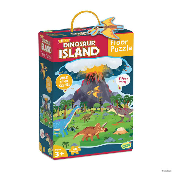 Floor Puzzle: Dinosaur Island (48 pc)