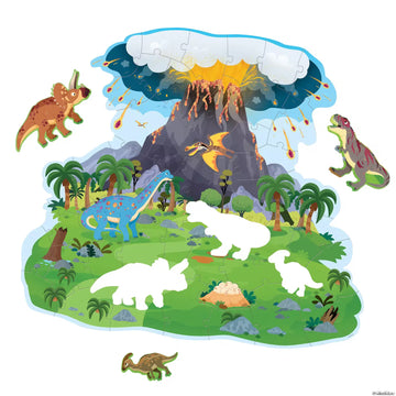 Floor Puzzle: Dinosaur Island (48 pc) - 0