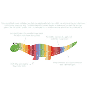 Dinosaur Alphabet Puzzle - 0