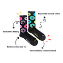 Men's Donut Neon Athletic Socks-3