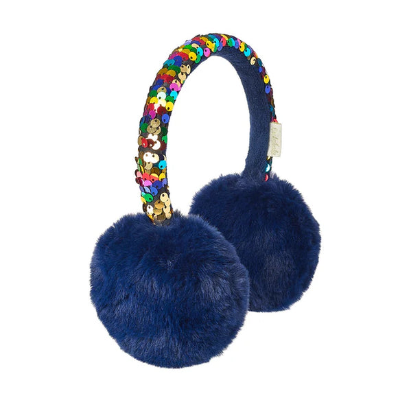 Rainbow Sequin Earmuffs