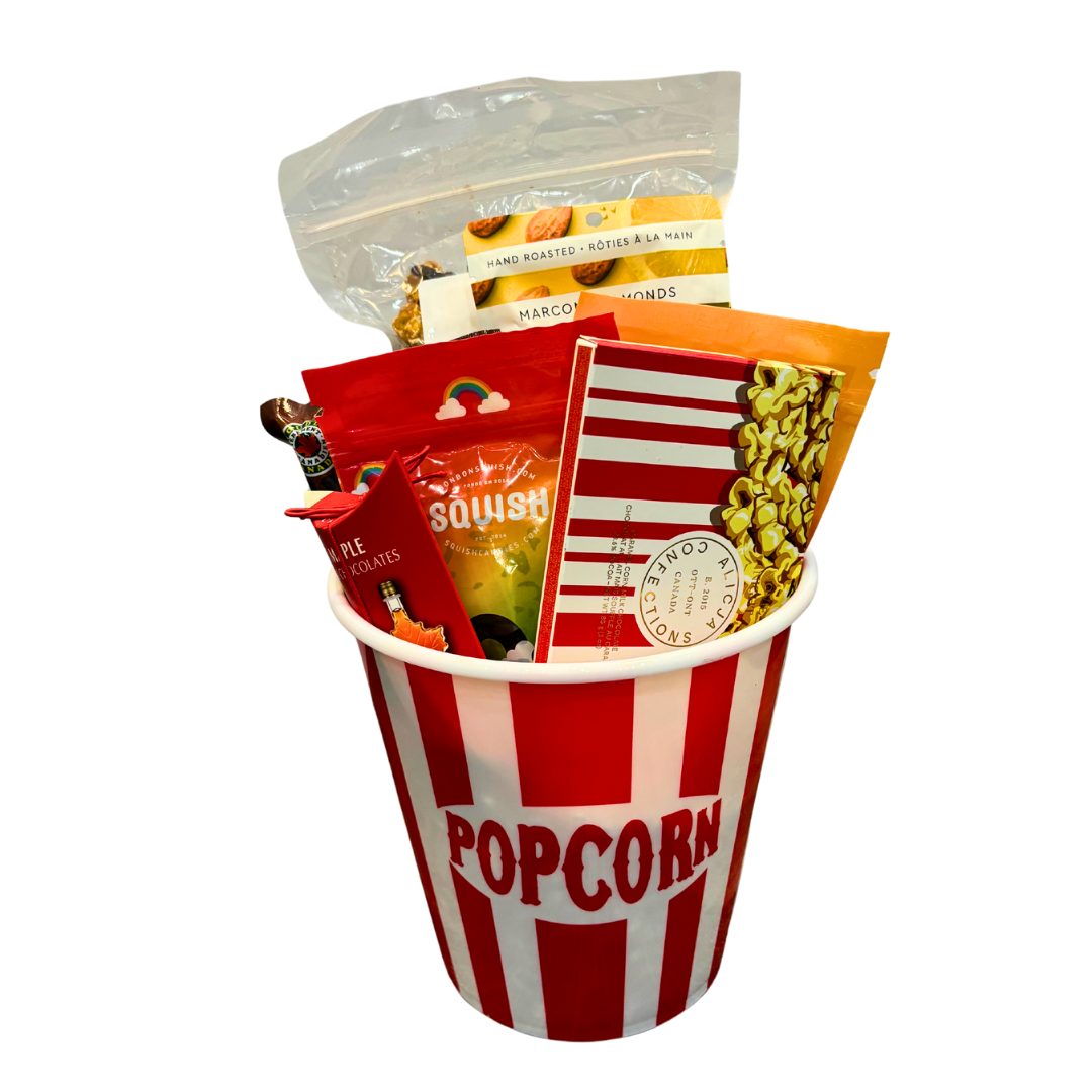 Movie Night Gift Basket