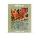 Villager Puzzles | Muskoka Leaves | 500-Piece Puzzle for Adults - Villager Puzzles Muskoka Leaves 500-piece Canadian handmade jigsaw puzzle with autumn trees and lake reflection, unique gift.