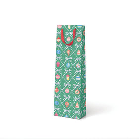 Christmas Baubles Bottle Bag