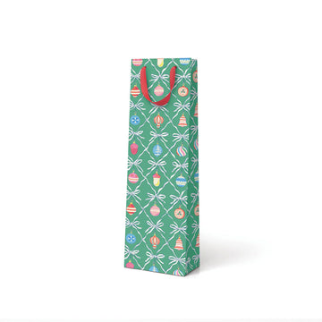 Christmas Baubles Bottle Bag