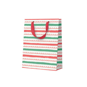 Ho Ho Ho Stripe Small Gift Bag