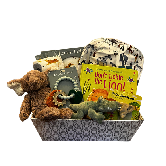 Safari Baby Large Gift Basket