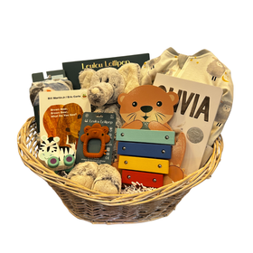 Snuggly Safari Gift Basket