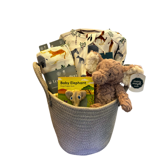 Safari Baby Small Gift Basket