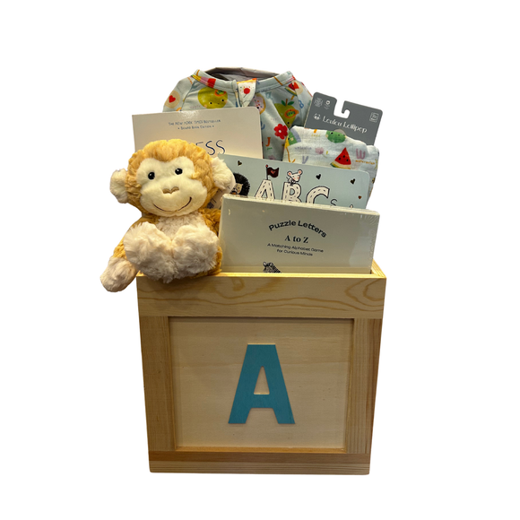 Alphabet Smiles Baby Basket (Large)