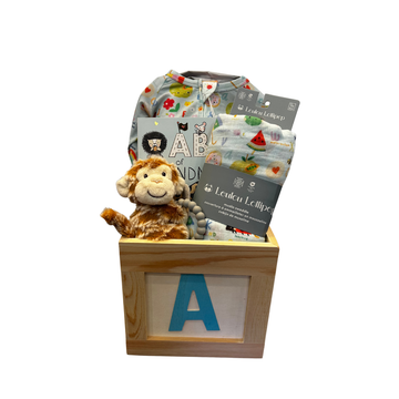 Alphabet Smiles Baby Basket (Small)