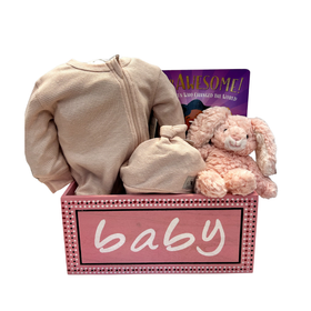New Baby Girl Gift Basket