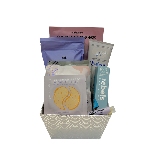 Blush & Bubbles Spa Gift Basket