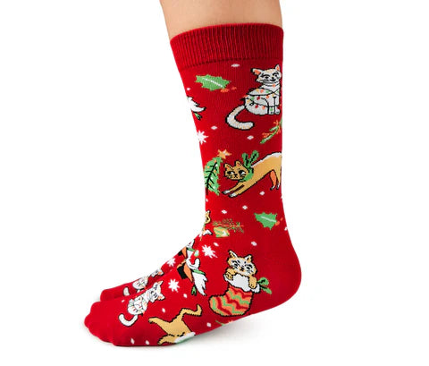 Women's Feline Festive Socks