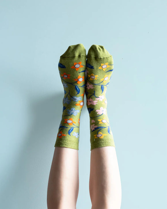 Women's Flower Vine Socks