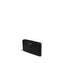 The Frida - Black Quilted Vegan Leather Wallet-6