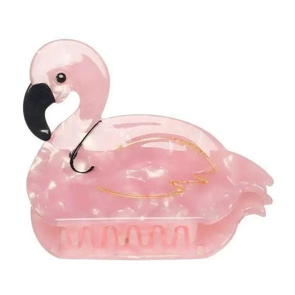 Florence Flamingo Claw Clip
