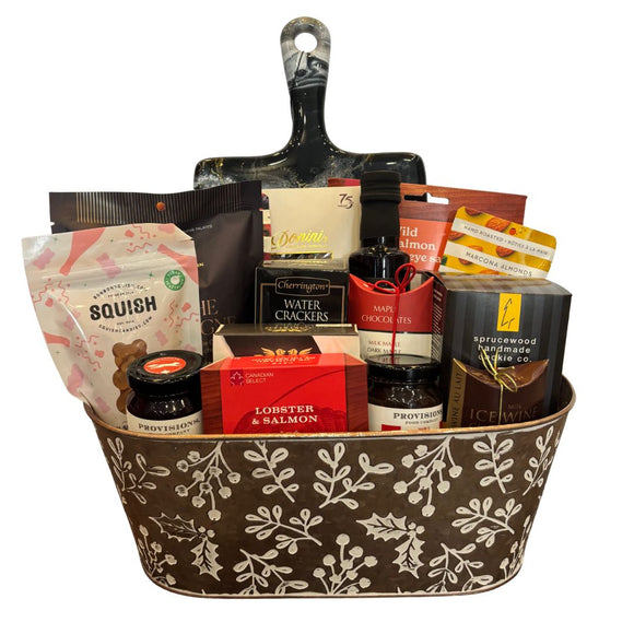 Festive Charcuterie Dreams Gift Basket