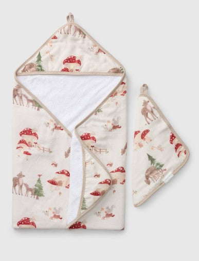 Loulou Lollipop Hooded Towel Set (various patterns)