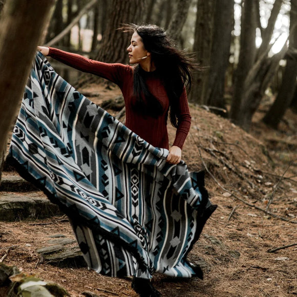 Mini Tipi Reversible Blanket (Indigenous Designed) - various patterns