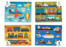 Four Puzzle Set - Vehicles - 0
