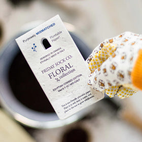 Women's Sweet Pink Flower Socks - 0