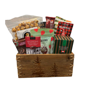 Frosted Pine Gift Basket