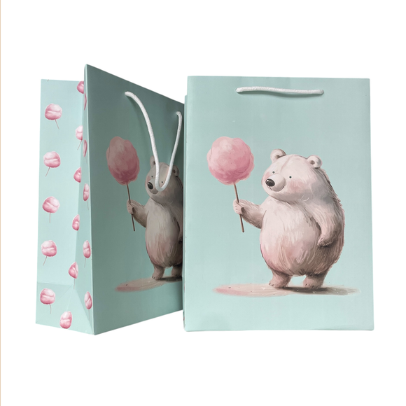 Cotton Candy Bear Gift Bag