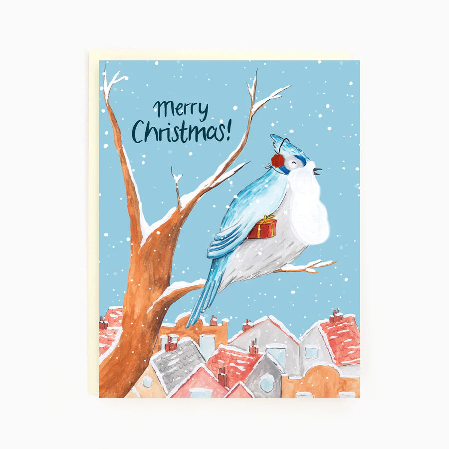 Holiday Blue Jay Card | The Paperhood