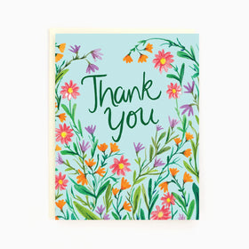 Thank You Wildflower Greeting Card | The Paperhood