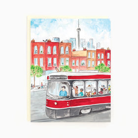 Toronto Spadina Streetcar Greeting Card | The Paperhood