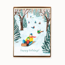Box of 8 Holiday Tobogganing Cards | The Paperhood-1