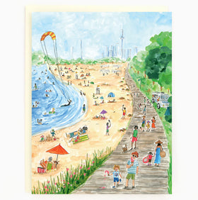 Toronto Beaches Greeting Card | The Paperhood