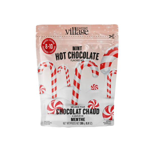 Candy Cane Hot Chocolate Pouch