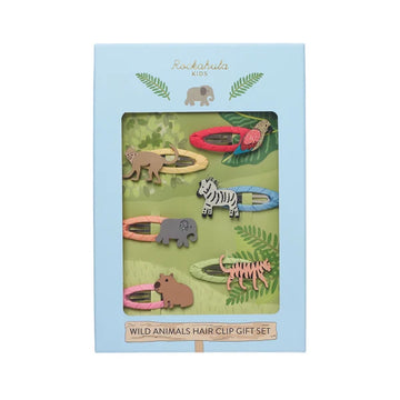 Wild Animals Hair Clip Gift Set