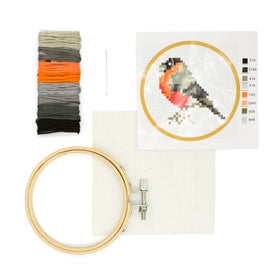 Bird Mini Cross Stitch Embroidery Kit - 0