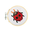 Ladybug Mini Cross Stitch Embroidery Kit-1